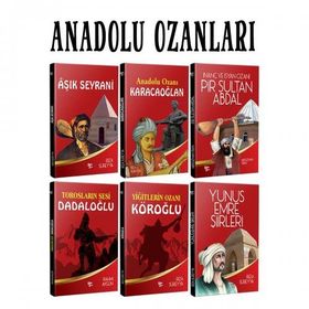 Anadolu Ozanları Seti-6 Kitap-Halk Kitabevi