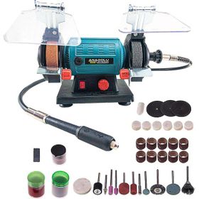 Anadolu Strong ANS1025 105 Parça Gravür Çok Fonksiyonlu Mini Zımpara Taş Motoru