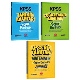 Anahtar Kitap 2026 KPSS Anahtar 3'lü Süper Soru Bankası Seti
