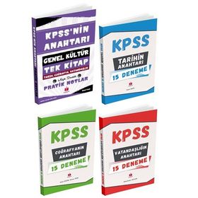 Anahtar Kitap 2026 KPSS Anahtar 4'lü Hafıza Teknikleriyle Müzik Destekli Set