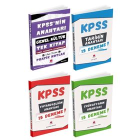Anahtar Kitap 2026 KPSS Anahtar 4'lü Hafıza Teknikleriyle Müzik Destekli Set