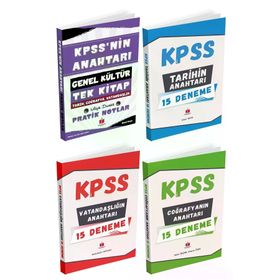 Anahtar Kitap 2026 KPSS Anahtar 4'lü Hafıza Teknikleriyle Müzik Destekli Set