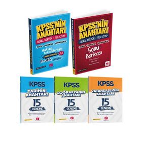 Anahtar Kitap 2026 KPSS Anahtar 5'li Hafıza Teknikleriyle Müzik Destekli Set