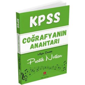 Anahtar Kitap 2026 KPSS Coğrafyanın Anahtarı Müzik Destekli Pratik Notlar
