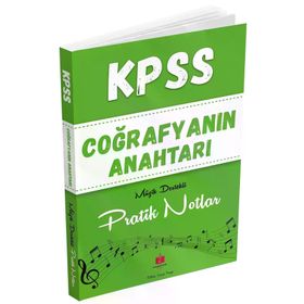 Anahtar Kitap 2026 KPSS Coğrafyanın Anahtarı Müzik Destekli Pratik Notlar