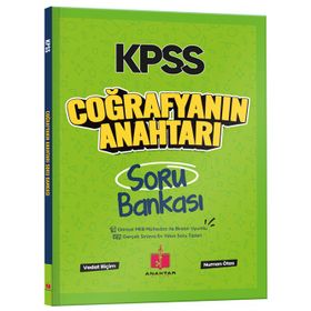 Anahtar Kitap 2026 KPSS Coğrafyanın Anahtarı Soru Bankası