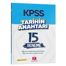 Anahtar Kitap 2026 KPSS Tarihin Anahtarı 15 Deneme