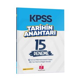 Anahtar Kitap 2026 KPSS Tarihin Anahtarı 15 Deneme