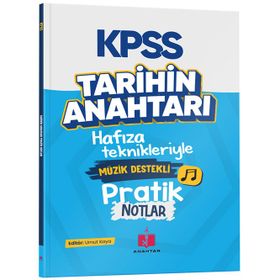 Anahtar Kitap 2026 KPSS Tarihin Anahtarı Müzik Destekli Pratik Notlar