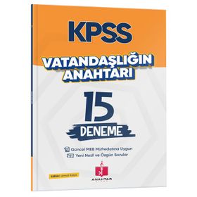 Anahtar Kitap 2026 KPSS Vatandaşlığın Anahtarı 15 Deneme