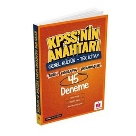 Anahtar Kitap 2026 KPSS'nin Anahtarı Genel Kültür Tarih Coğrafya Vatandaşlık 15x3 45 Deneme