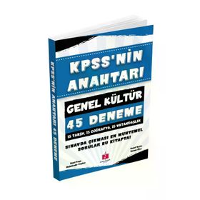 Anahtar Kitap 2026 KPSS'nin Anahtarı Genel Kültür Tarih Coğrafya Vatandaşlık 15x3 45 Deneme