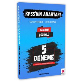 Anahtar Kitap 2026 KPSS'nin Anahtarı Genel Yetenek Genel Kültür 5 Deneme