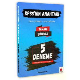 Anahtar Kitap 2026 KPSS'nin Anahtarı Genel Yetenek Genel Kültür 5 Deneme