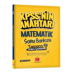 Anahtar Kitap 2026 KPSS'nin Anahtarı Matematik Tamamı Video Çözümlü Soru Bankası