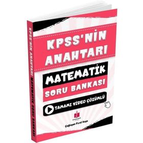 Anahtar Kitap 2026 KPSS'nin Anahtarı Matematik Tamamı Video Çözümlü Soru Bankası