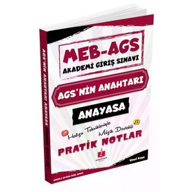 Anahtar Kitap - 2026 MEB AGS AGS'nin Anahtarı Anayasa Hafıza Teknikleriyle Müzik Destekli Pratik Notlar