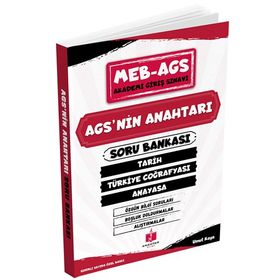 Anahtar Kitap 2026 MEB AGS AGS'nin Anahtarı Tarih Türkiye Coğrafyası ve Anayasa Soru Bankası