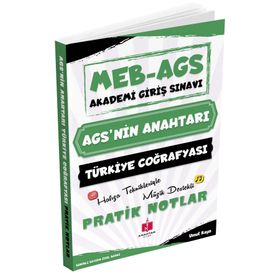 Anahtar Kitap - 2026 MEB AGS AGS'nin Anahtarı Türkiye Coğrafyası Hafıza Teknikleriyle Müzik Destekli Pratik Notlar