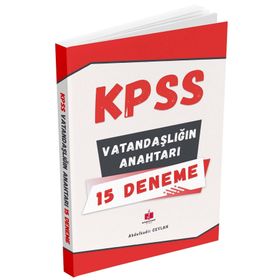 Anahtar Kitap KPSS Vatandaşlığın Anahtarı 15 Deneme