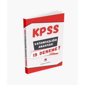 Anahtar Kitap KPSS Vatandaşlığın Anahtarı 15 Deneme