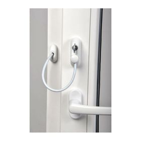 Anahtarlı Halatlı Pvc Kapı Pencere Emniyet Kilidi