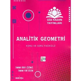 Analitik Geometri Soru Bankası Çöz Kazan Yayınları
