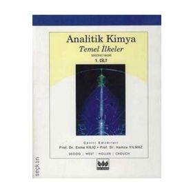 Analitik Kimya Temel İlkeler Cilt 1 - Skoog West Holler Crouch