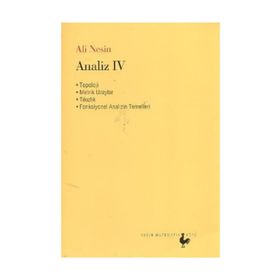 ANALIZ IV - ALI NESIN