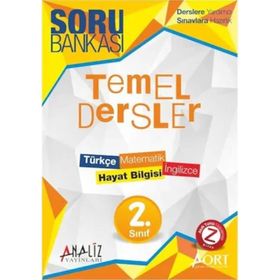 Analiz Yayınları 2. Sınıf Temel Dersler Soru Bankası
