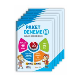 Analiz Yayınları 3. Sınıf Yeni Nesil Paket 6'lı Deneme