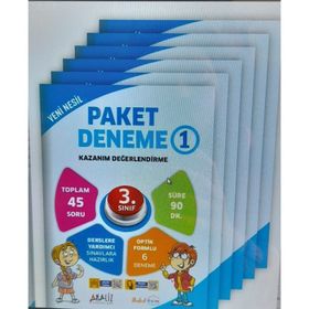 Analiz Yayınları 3. Sınıf Yeni Nesil Paket 6'lı Deneme