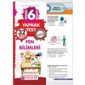 Analiz Yayınları 6. Sınıf Fen Bilimleri Yaprak Test