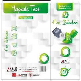Analiz Yayınları 6. Sınıf Fen Bilimleri Yaprak Test