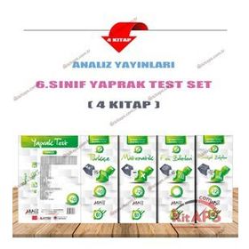 Analiz Yayınları 6. Sınıf Türkçe Yaprak Test