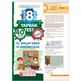 Analiz Yayınları 8. Sınıf T.C. Inkılap Tarihi Ve Atatürkçülük Yaprak Test