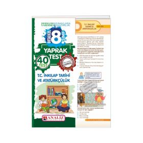 Analiz Yayınları 8. Sınıf T.C. Inkılap Tarihi Ve Atatürkçülük Yaprak Test