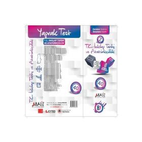 Analiz Yayınları 8. Sınıf T.C. Inkılap Tarihi Ve Atatürkçülük Yaprak Test