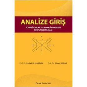 Analize Giriş / Ahmet Kaçar / Palme Yayınları