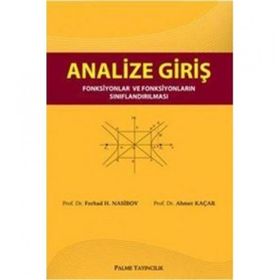 Analize Giriş / Ahmet Kaçar / Palme Yayınları