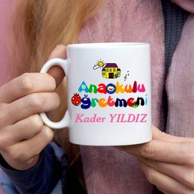 Anaokulu Öğretmeni Kupa Bardak