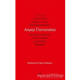 Anarşi Üniversitesi Muhammed Tolga Gedikkaya Sokak Kitapları Yayınları