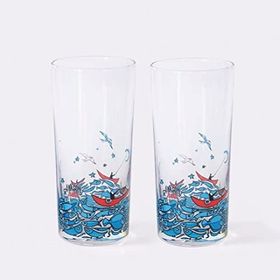 Anason İşleri 2'li Set Balık Masalı Klasik Rakı Bardağı