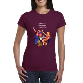 Anason İşleri İstanbul Sözleşmesi Yaşatır Bordo AS1 Alpha Kadın T-shirt