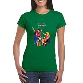 Anason İşleri İstanbul Sözleşmesi Yaşatır Çimen Yeşili AS1 Alpha Kadın T-shirt