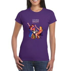 Anason İşleri İstanbul Sözleşmesi Yaşatır Mor AS1 Alpha Kadın T-shirt