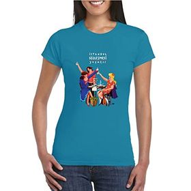 Anason İşleri İstanbul Sözleşmesi Yaşatır Turkuaz AS1 Alpha Kadın T-shirt