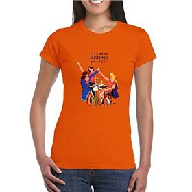 Anason İşleri İstanbul Sözleşmesi Yaşatır Turuncu AS1 Alpha Kadın T-shirt