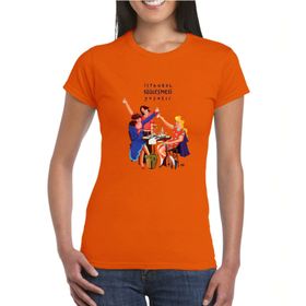 Anason İşleri İstanbul Sözleşmesi Yaşatır Turuncu AS1 Alpha Kadın T-shirt
