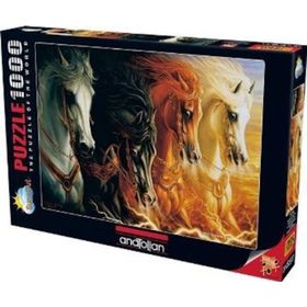 Anatolian 1000 Parça Mahşerin Dört Atı Puzzle
